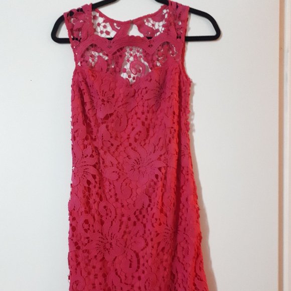 Pink Openwork Dress - Picture 3 of 6